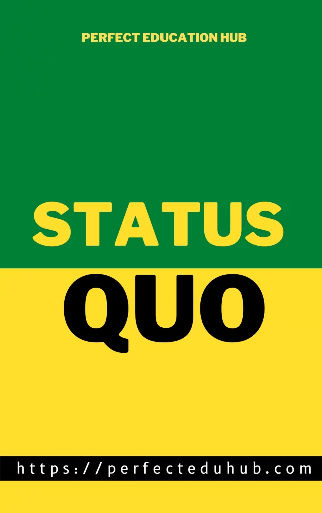 status-quo